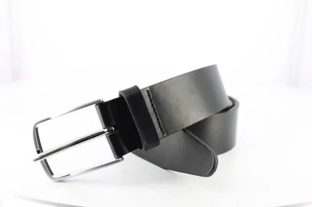 『HAMI LEATHER BELT BLACK×SILVER』 Hermès Belt 95cm: Refined Leather & Silver Buckle